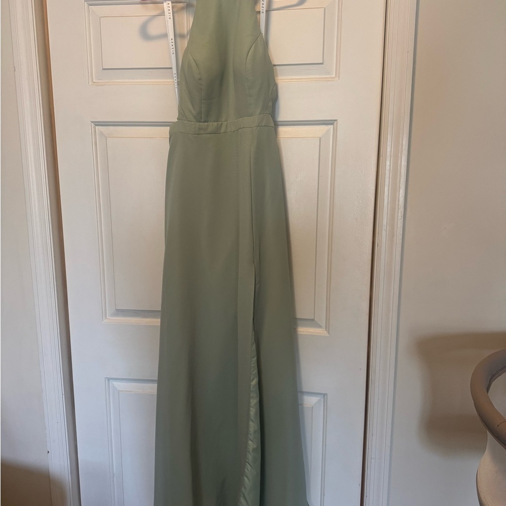 Azazie Clarice Halter Bridesmaid Dress